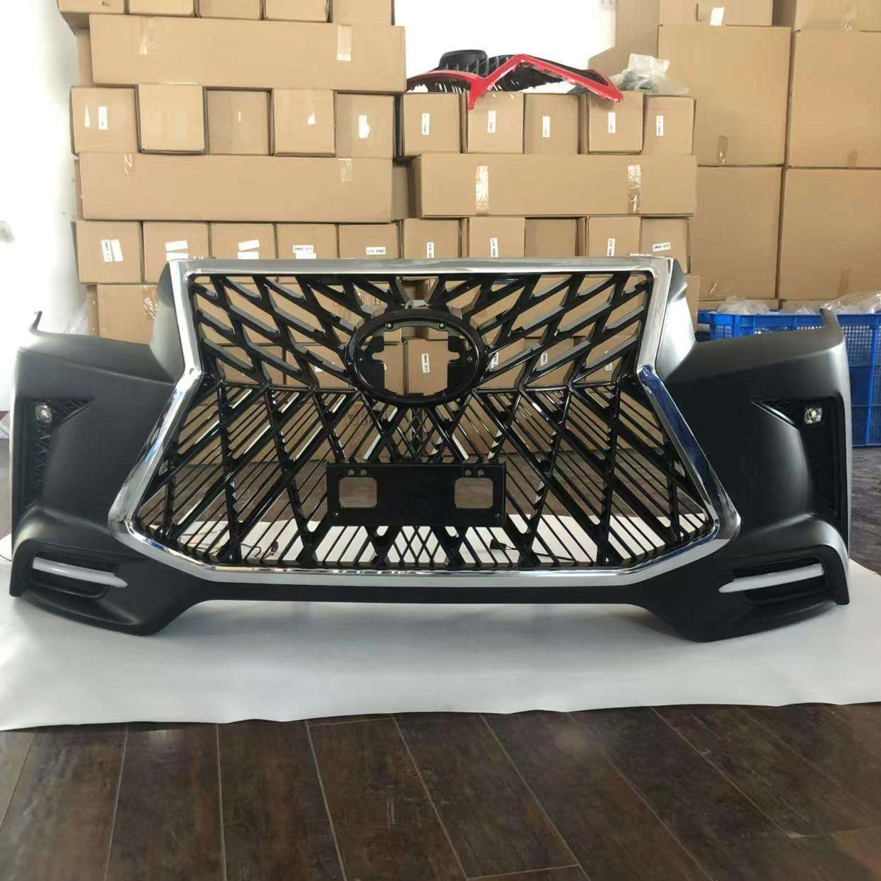 Full Set Body Kit Bumper grille for Toyota Hilux Revo 2016 - 2019