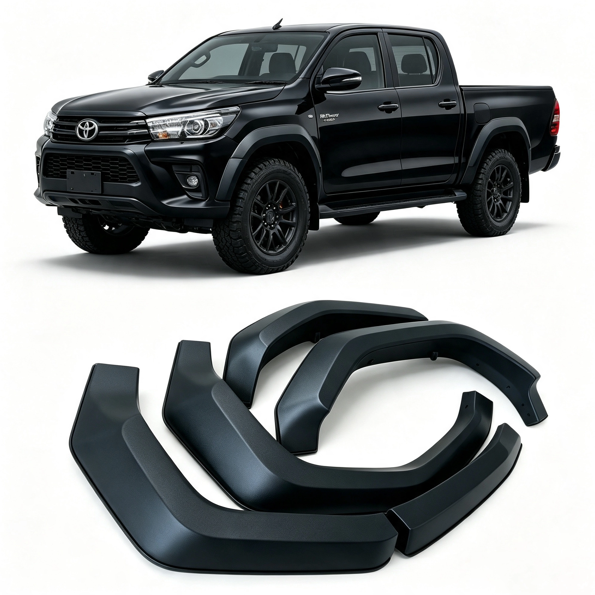 Wheel Arch Fender Flares Exterior Accessories Bumper for Toyota HILUX TRAVEO2026