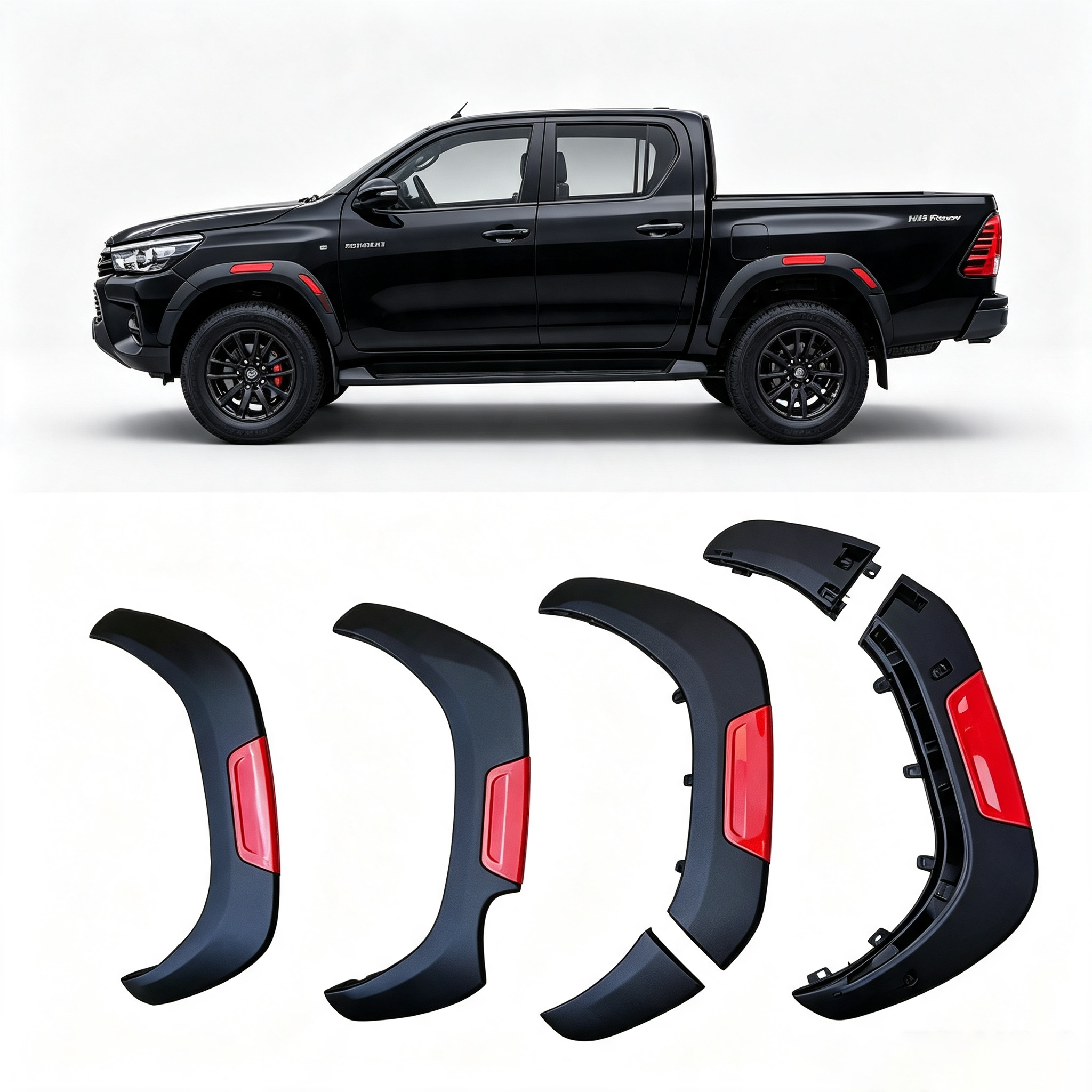 Fender Flare Arch Extension for Toyota Hilux Revo Rocco 2021