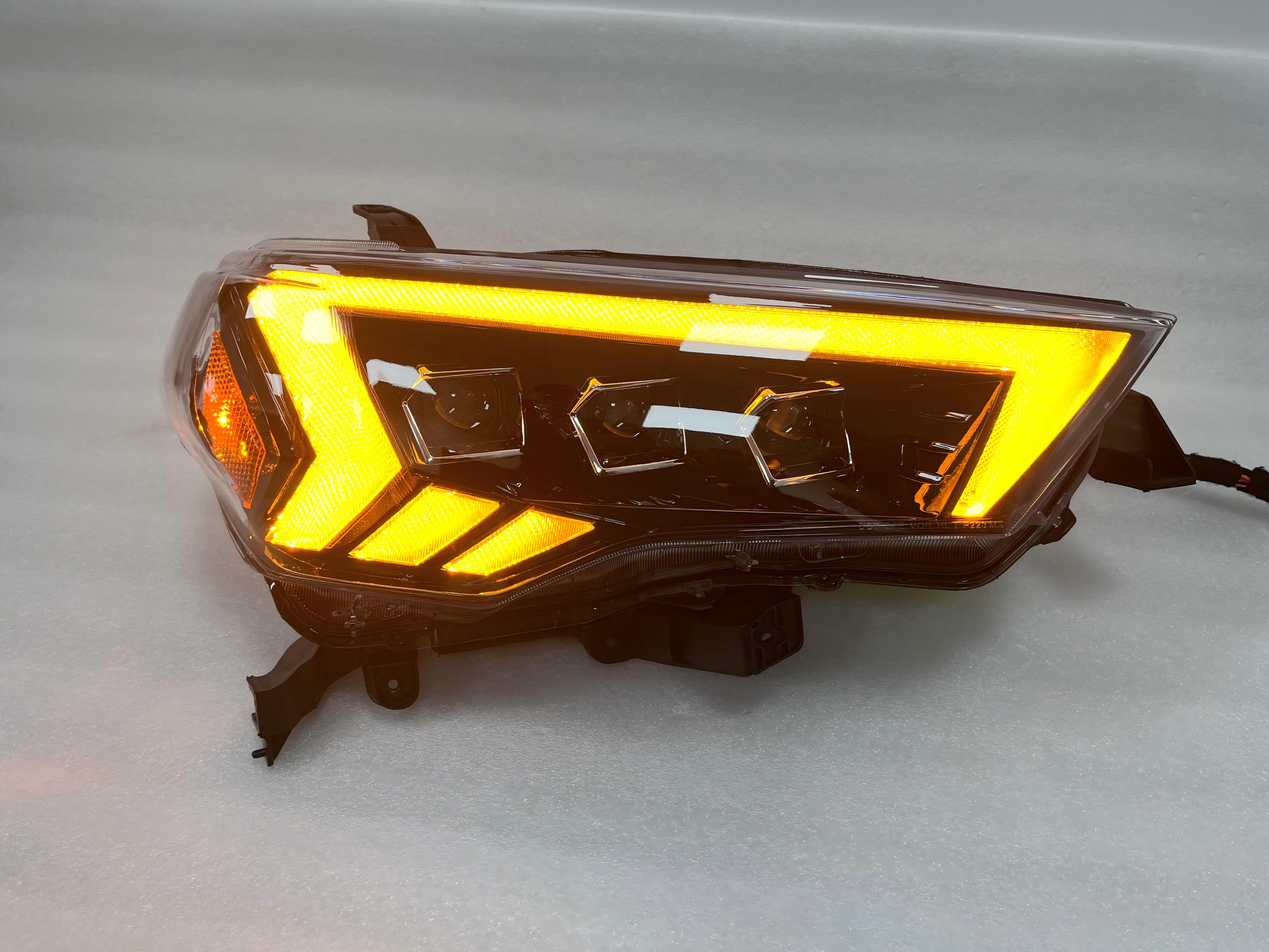 Auto Parts Led Head Lamp 3 Lens for Toyota 4 RUNNER 14-21