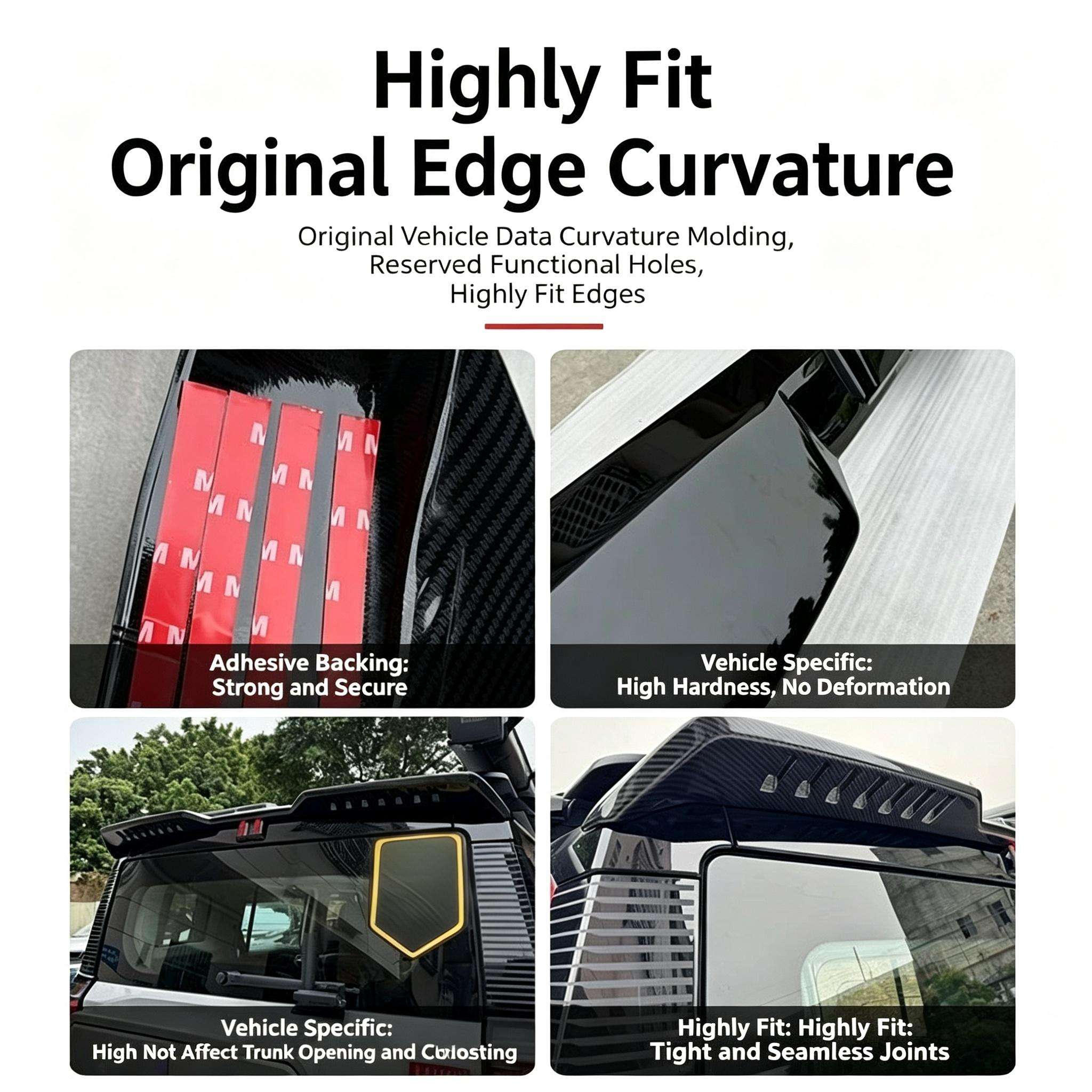 Roof Rear Spoiler for Jetour Traveler Shanhai T2 Car Exterior Modification Accessory