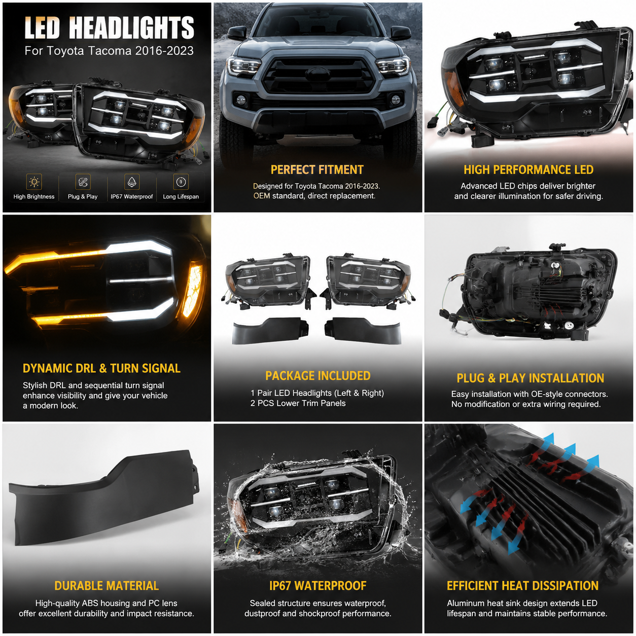 China Toyota headlights supplier