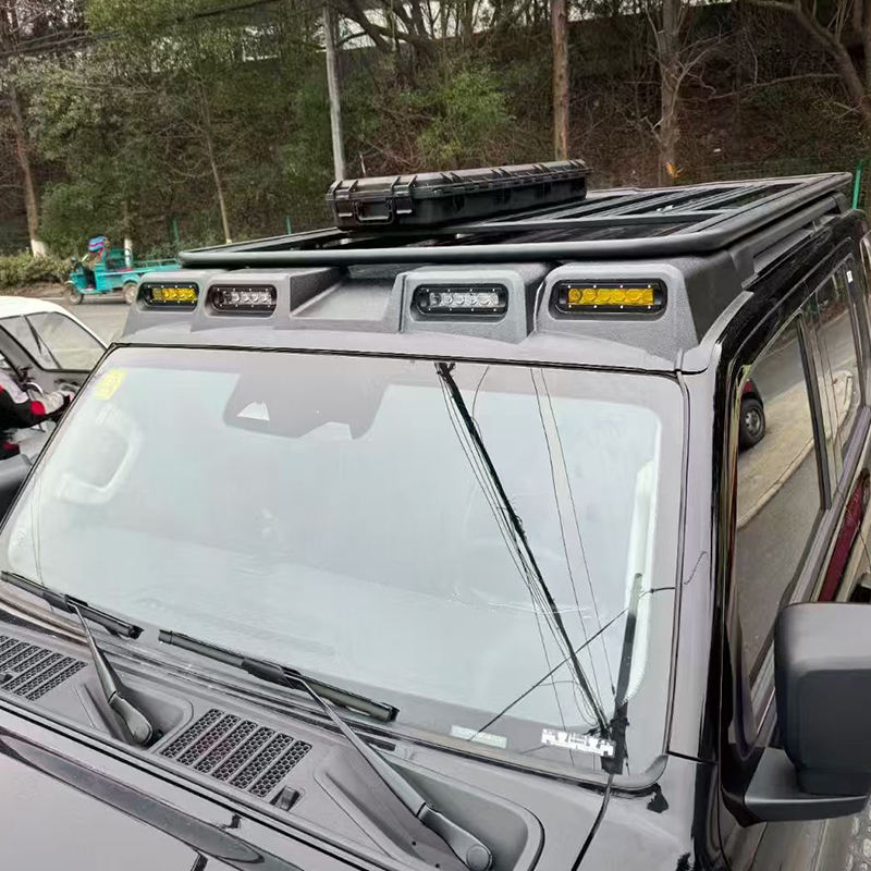 Suitable for GWM Tank 400 4x4 OFF Road Exterior Modified Car Parts ABS 4 LED Car Roof Light Accessories