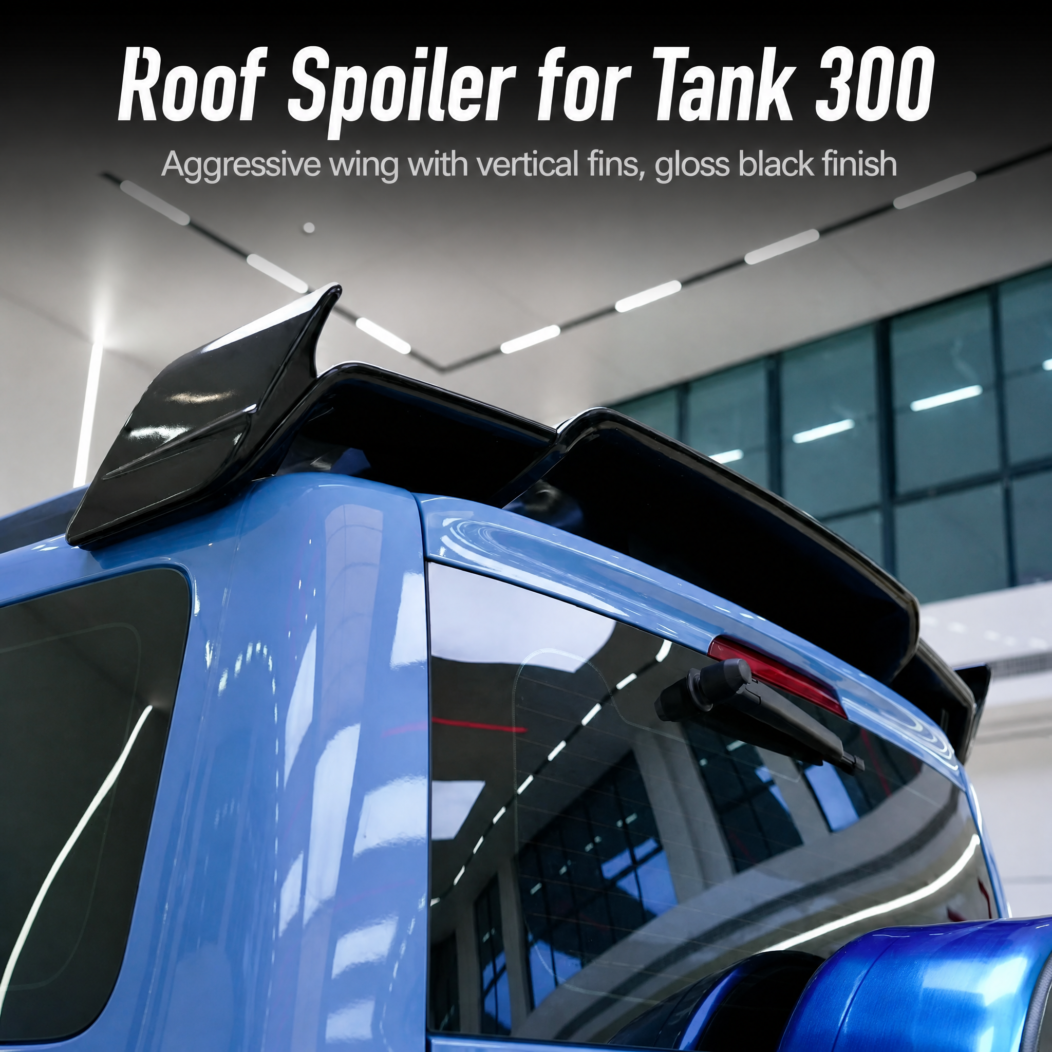 Rear Spoiler for Tank 300 Spoiler 3 Styles a B C With LED Option Off Road Upgrade High Quality Custom Styling