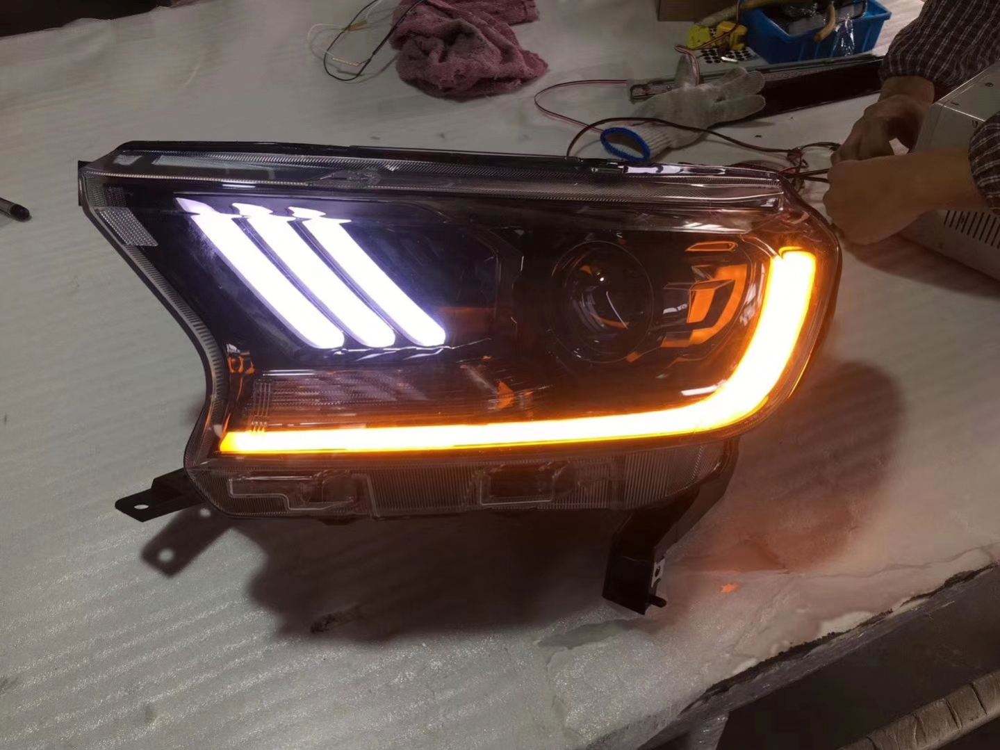 Car Accessories Led Faros Headlights Head Light for Ford Ranger T72016-2018