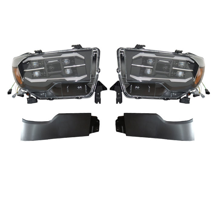  MX 4-Lens LED Headlights for Toyota Sequoia 2008-2021 & Tundra2007-2013