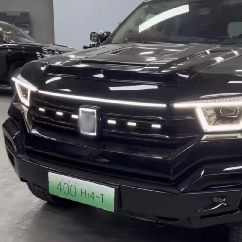 Front Middle Grille LED Light, Car logo LED Light Kit, Suitable for GWM tank 400 Accessories