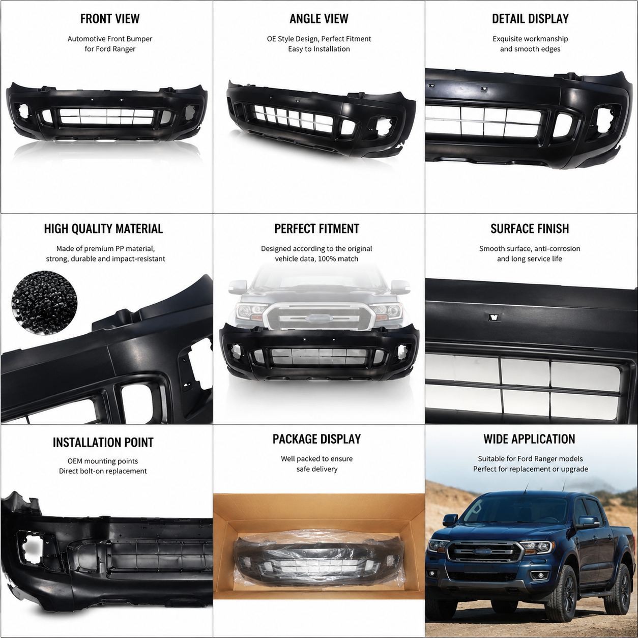 Front Bumper for Ranger manufacturers