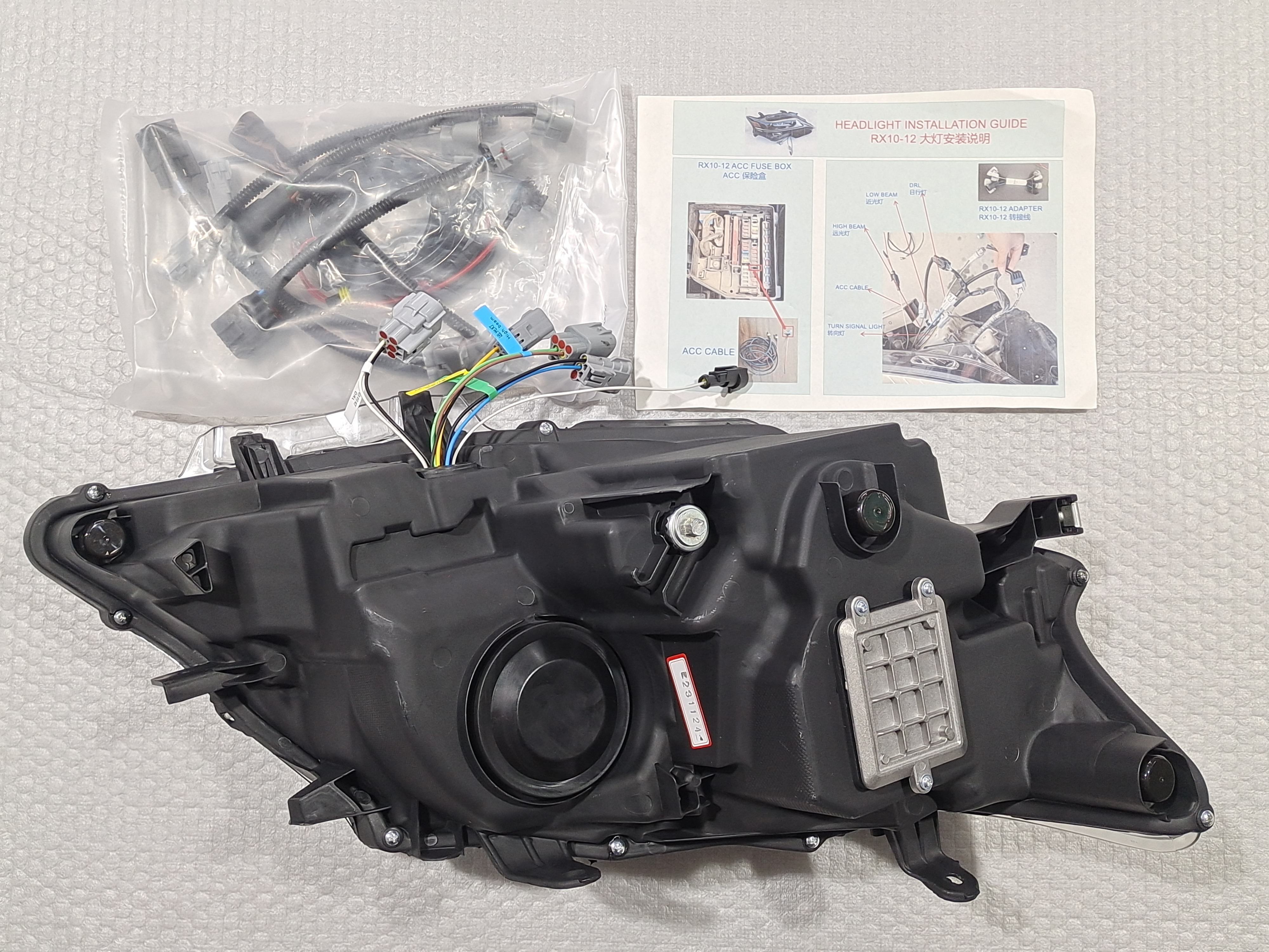 LED Head Lamp Headlight Car Parts for LEXUS for RX 2009-2011 2012-2015