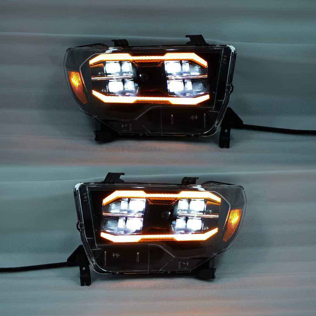  MX 4-Lens LED Headlights for Toyota Sequoia 2008-2021 & Tundra2007-2013