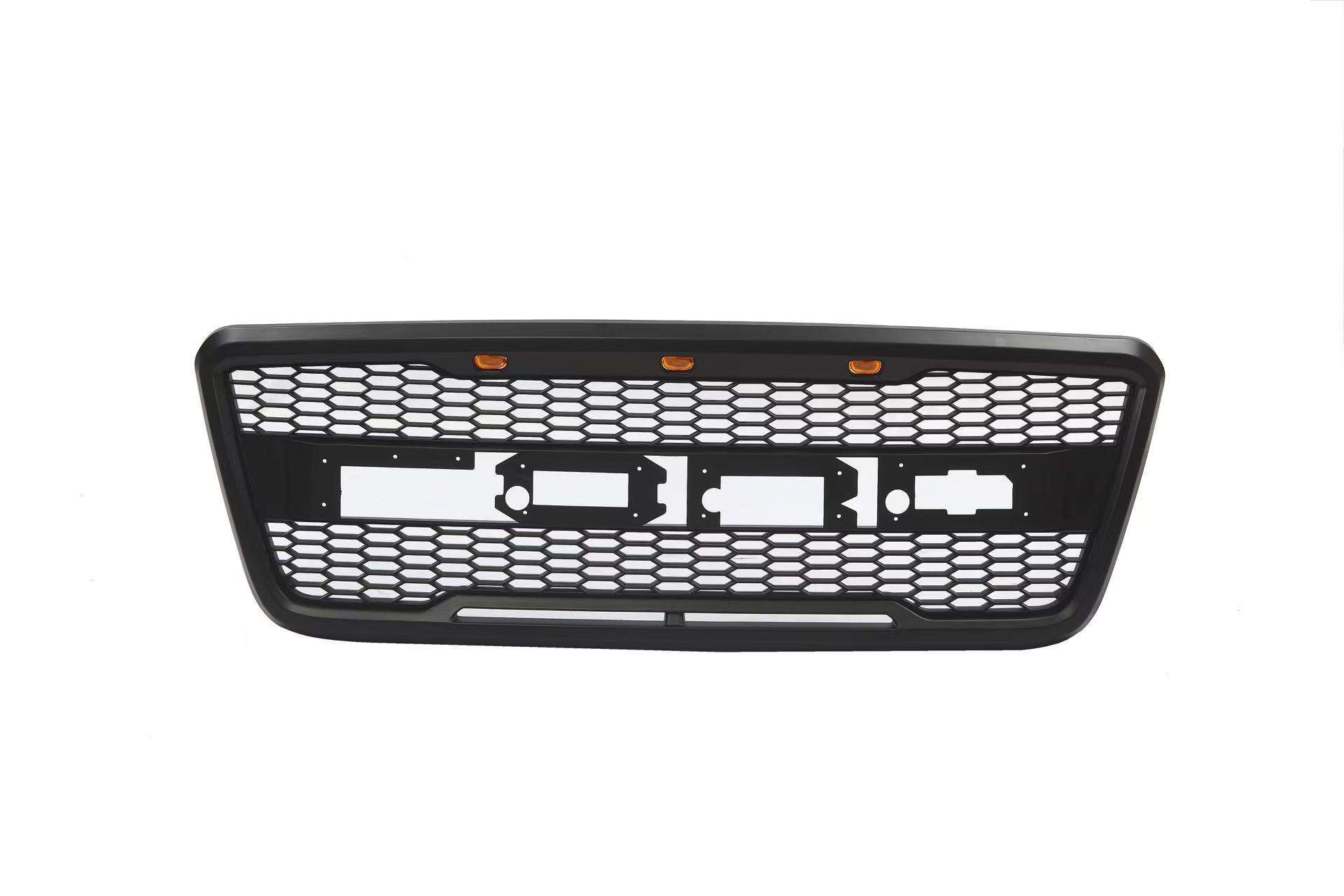 Car Mesh Bumper Grille Upgrade Front Grill Fit for Ford F150 2004-2008