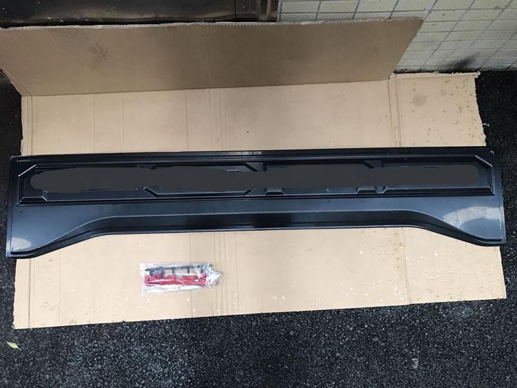 2018+ for F150 Tailgate Decoration Applique Fancy Exterior ABS Plastic Black/Gray Automotive Accessories
