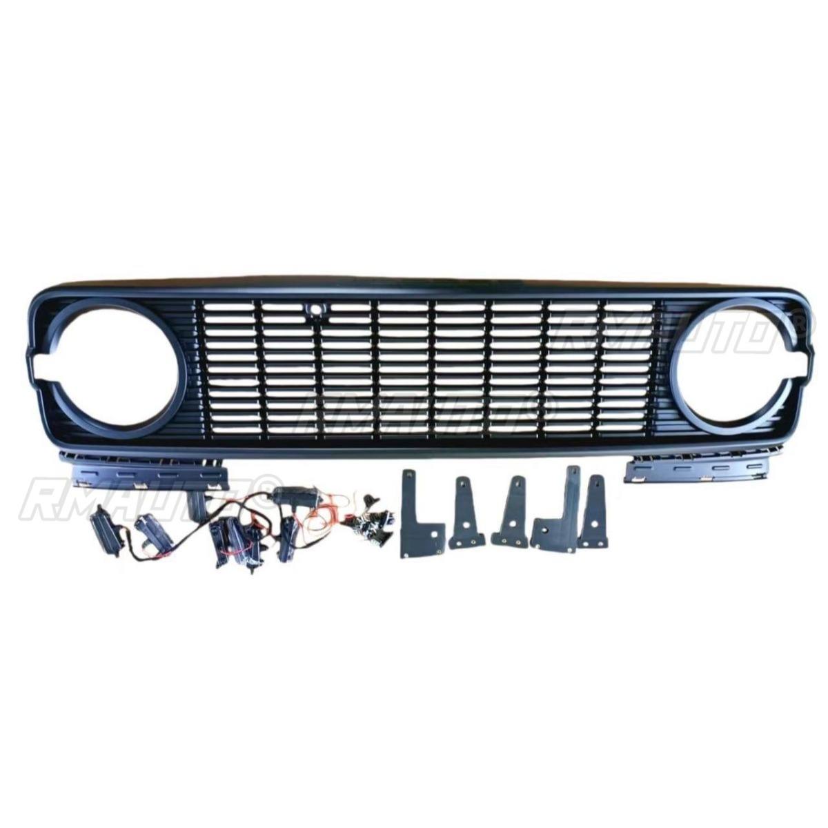 For Tank 300 Body Kit Car LED Bumper Grill Racing Grills Decorative Cover Trim Front Bumper Grill Exterior Part