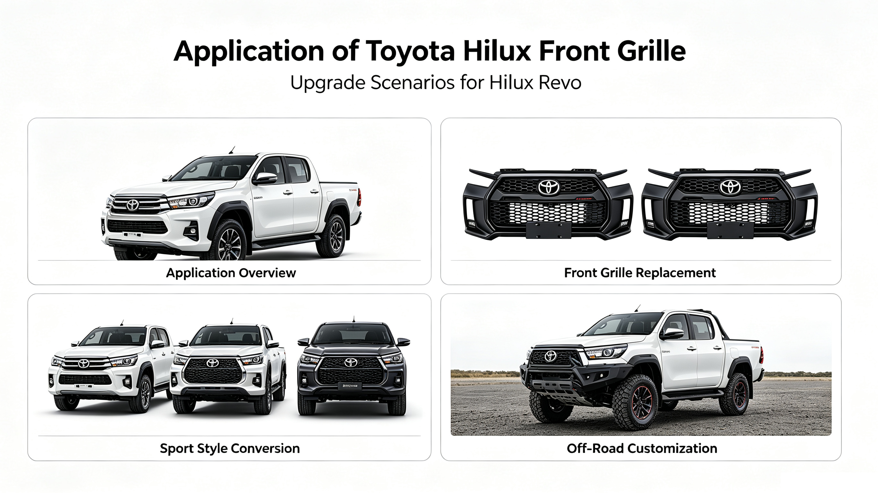 Hilux grille factory supplier