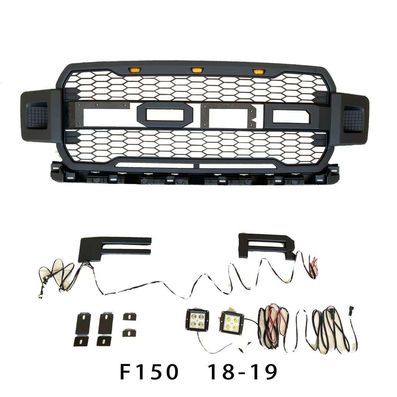 Spedking High Quality Car Accessories Front BumPer Grill for Ford 150 2018-2020 Car Grille