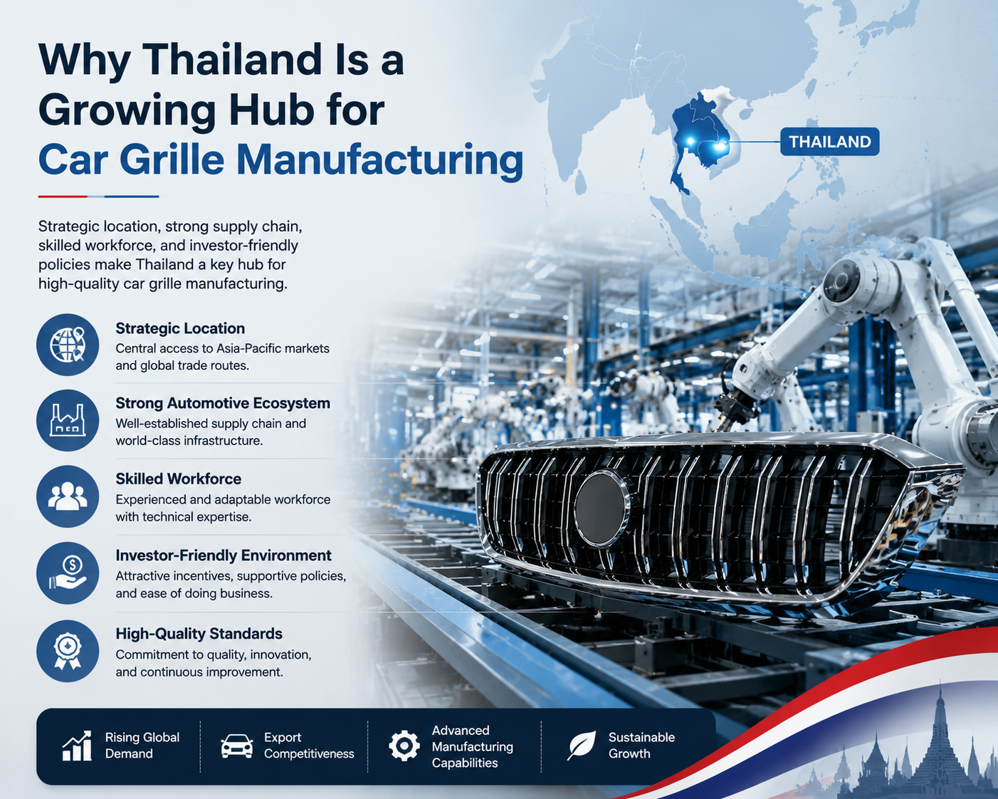 Top 15 Car Grille Manufacturers in Thailand (2026)