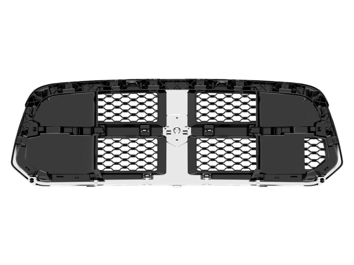 Grille Assy for Dodge RAM 1500 2013 -2018 Pickup Chrome Frame Grill 