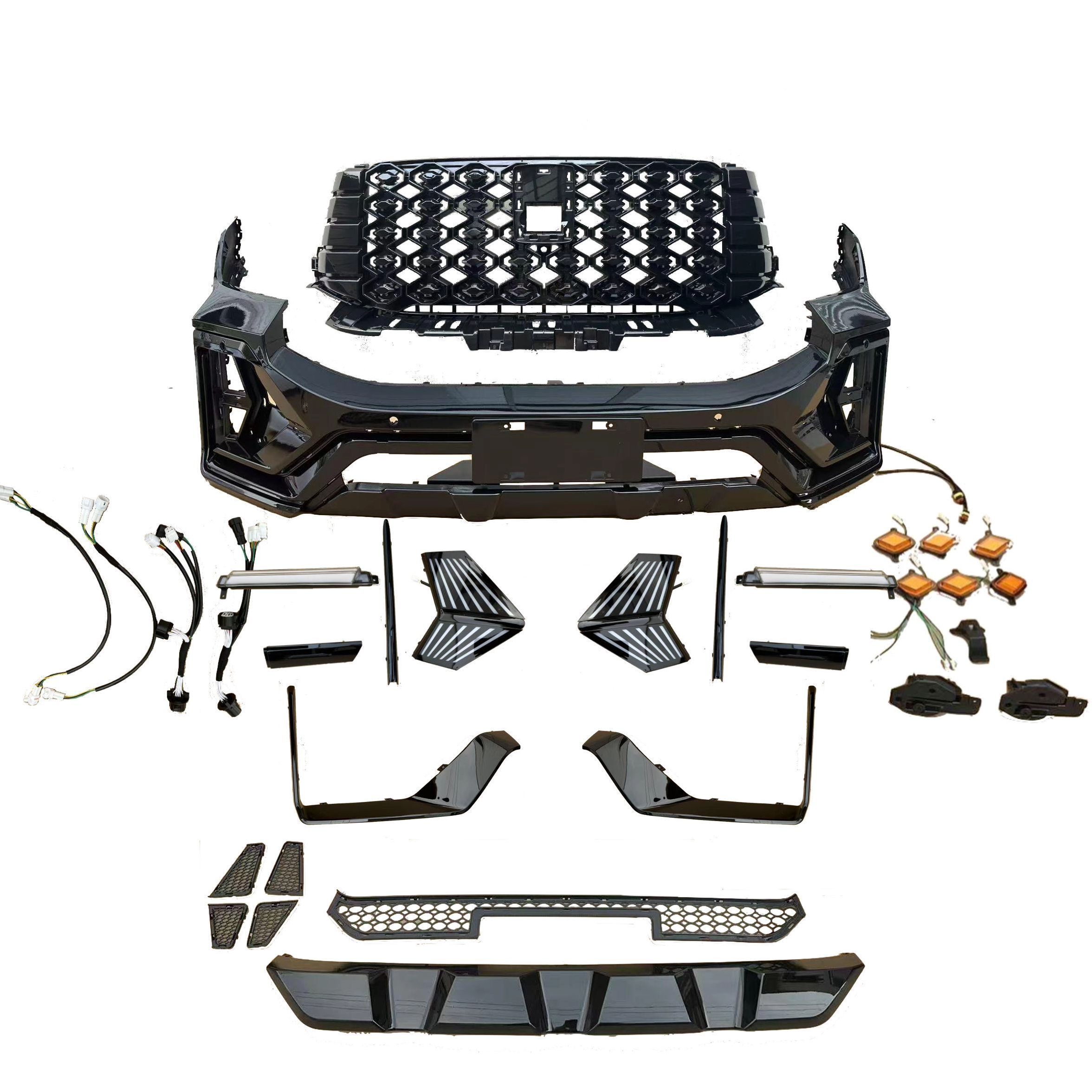 High Quality Modification Car Front Rear Bumper Parts Bodykit Kits Grille Hood for Tank 500 Hurricane Body Kit