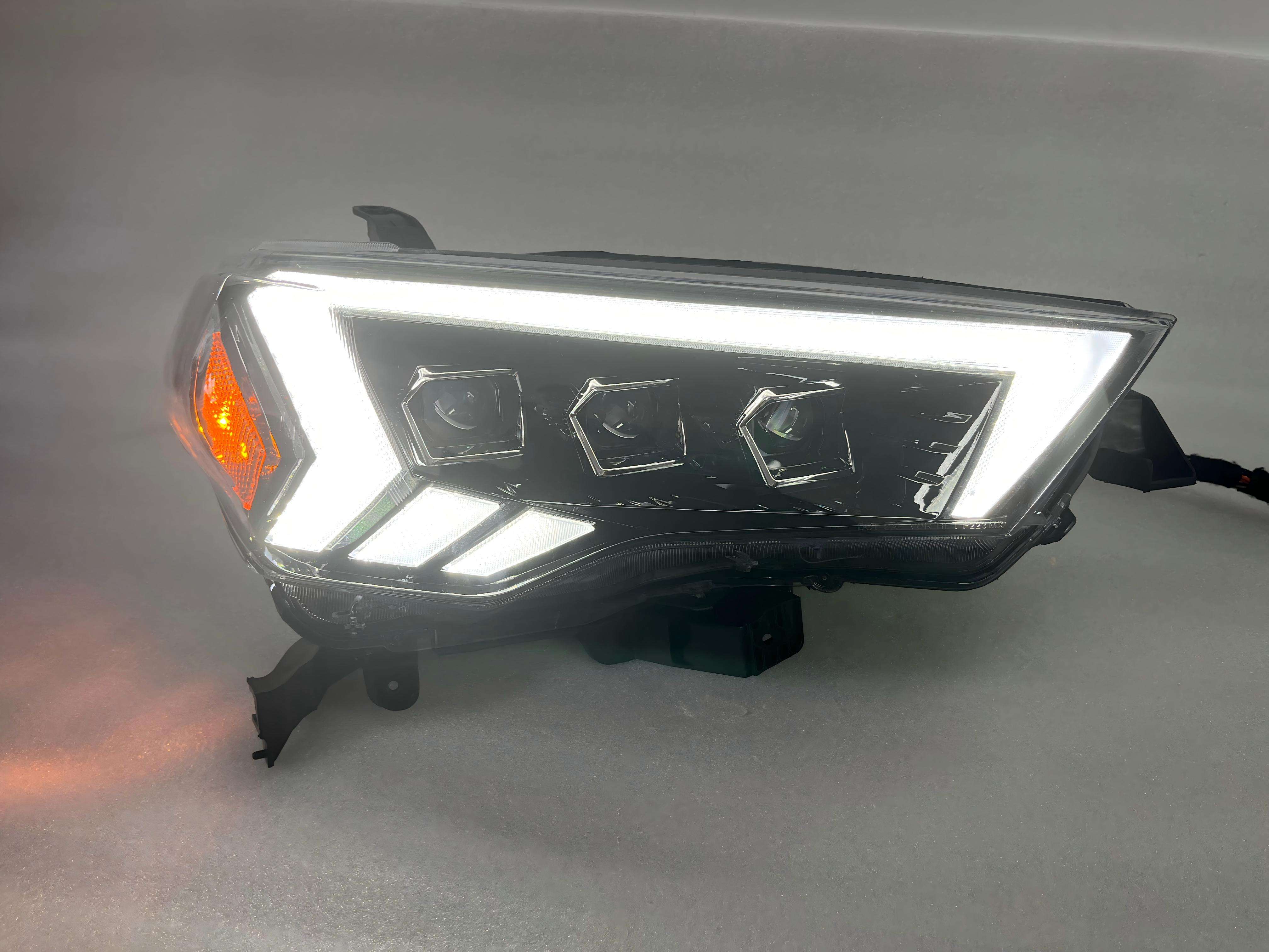 Auto Parts Led Head Lamp 3 Lens for Toyota 4 RUNNER 14-21