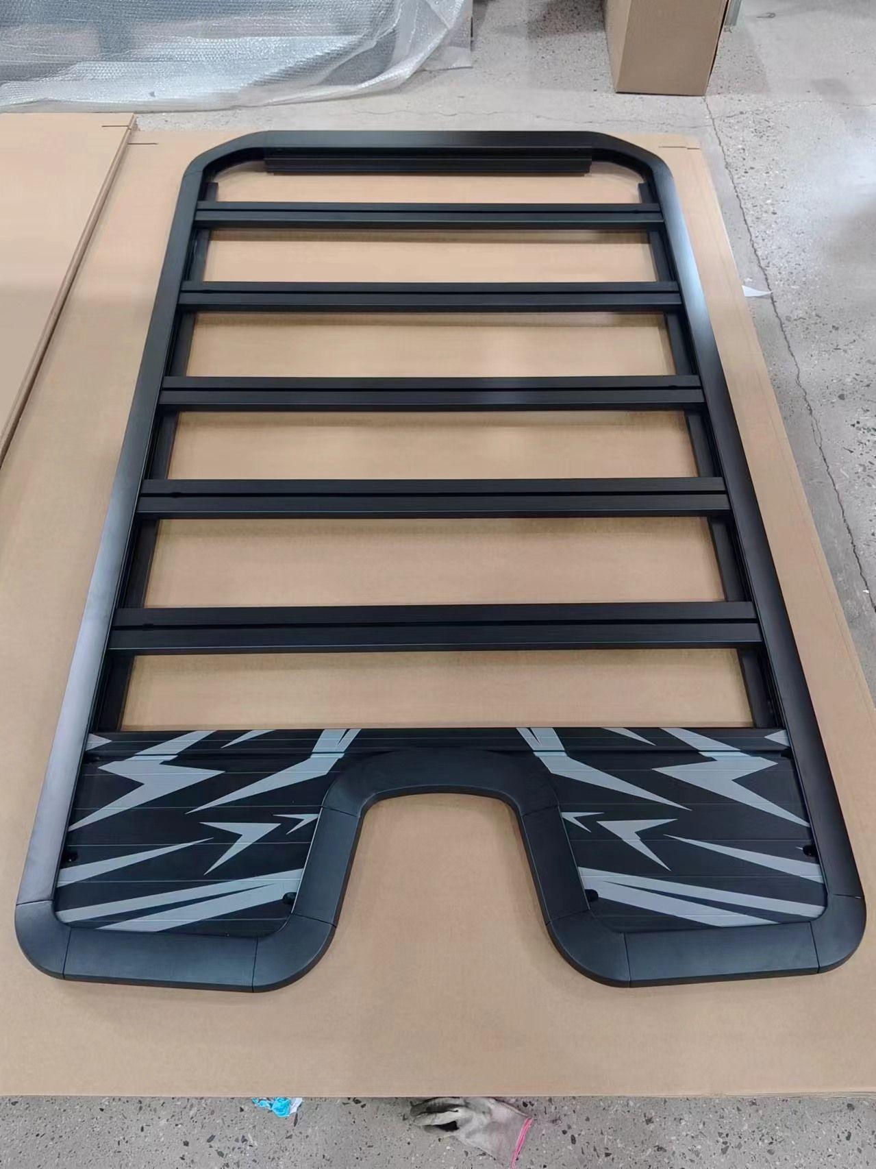 Roof Rack Platform Matte Black Wind Fairing Included No Light for Gwm Tank 400