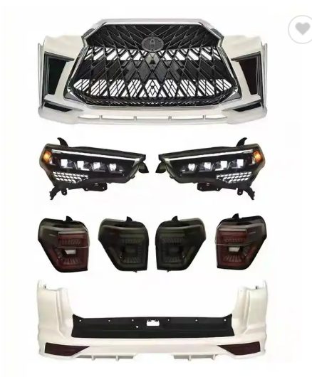 Car Body Kit Include Front and Rear Car Bumper With Grille,headlights for 4 Runner 