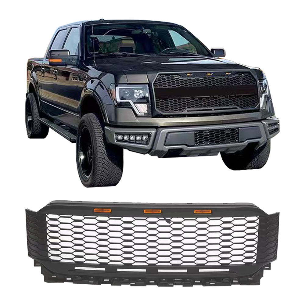 Spedking Front Bumper Grille for FORD F150 2021-2023 Grille