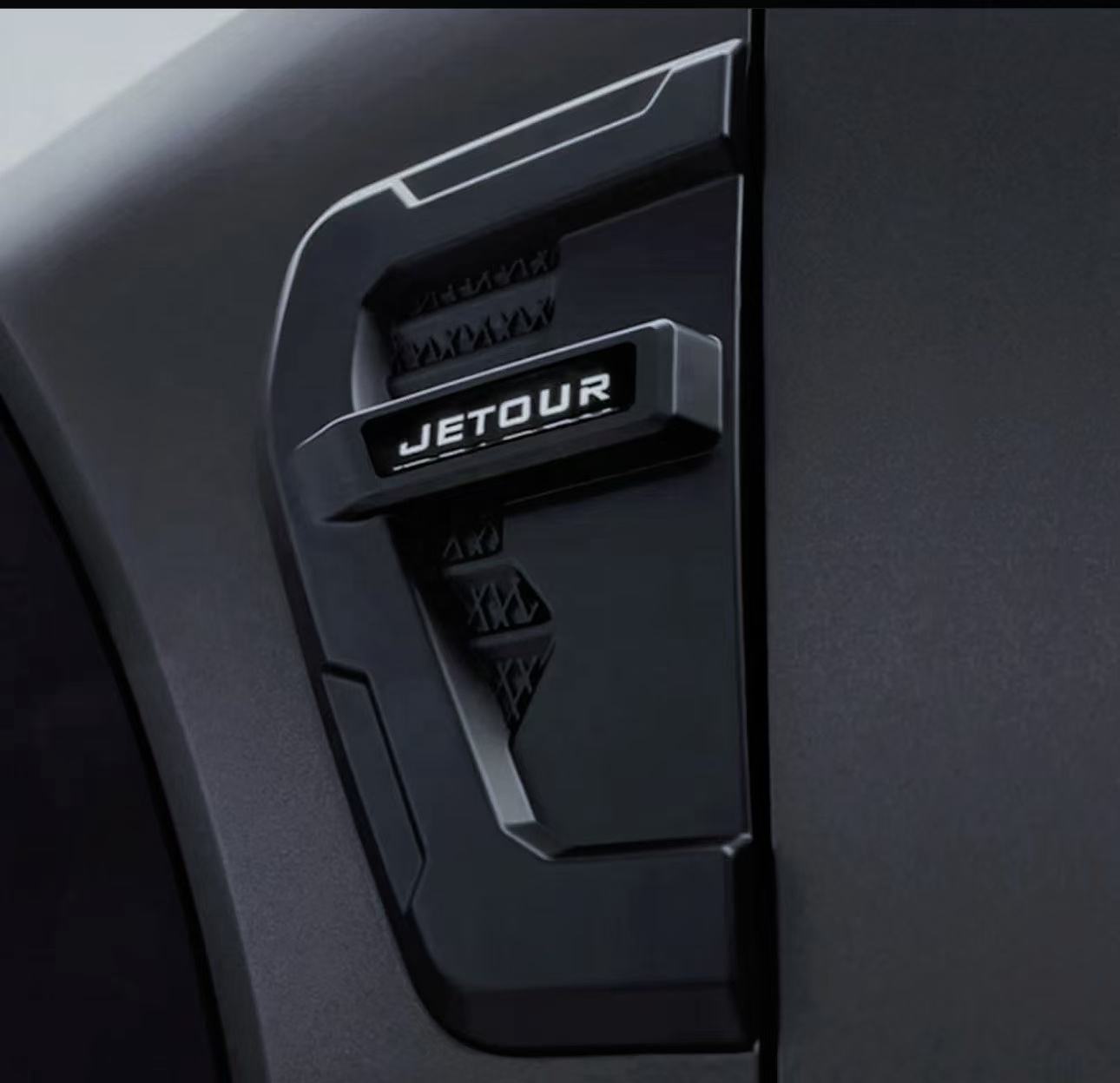 High Quality Illuminated Side Vents Air Fender Leaf Board for Jetour T2 Traveller Accessories