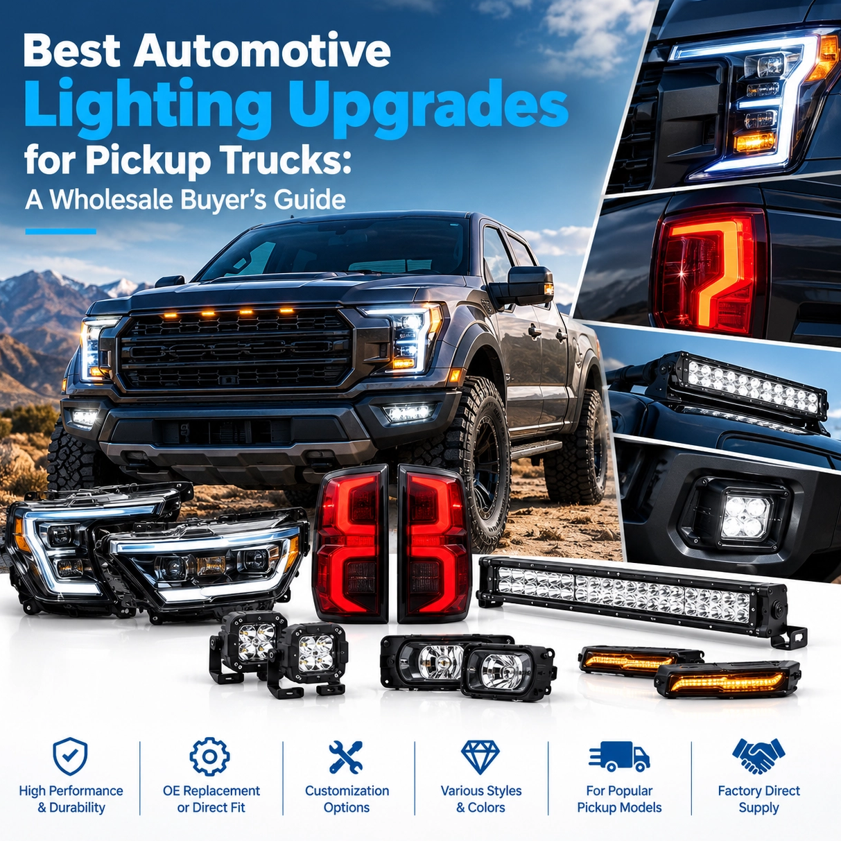 Best Automotive Lighting Upgrades for Pickup Trucks: A Wholesale Buyer's Guide