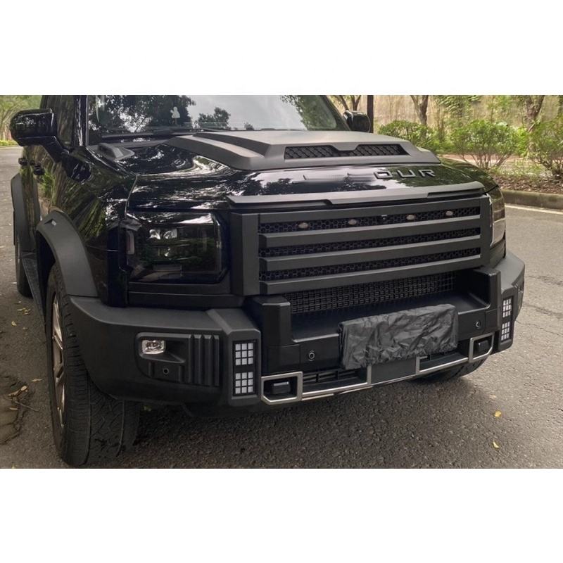Car Grills Modified Black Warrior Type Grilles Front Grilles for JETOUR T2 2024 2025