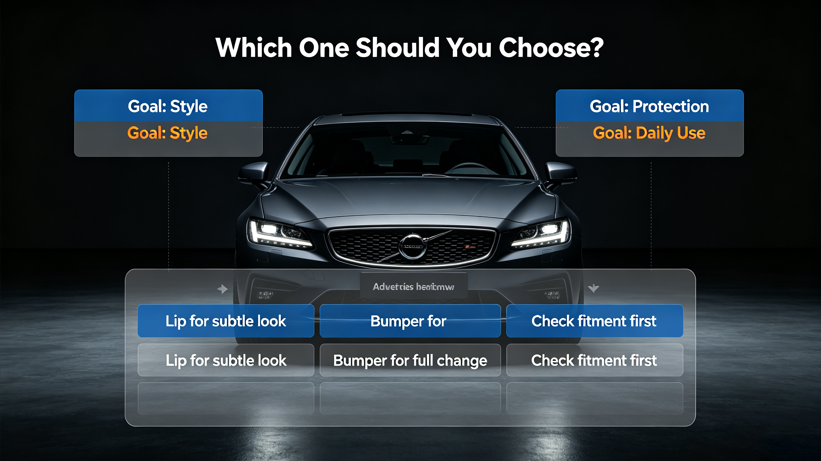 aftermarket front bumper for cars