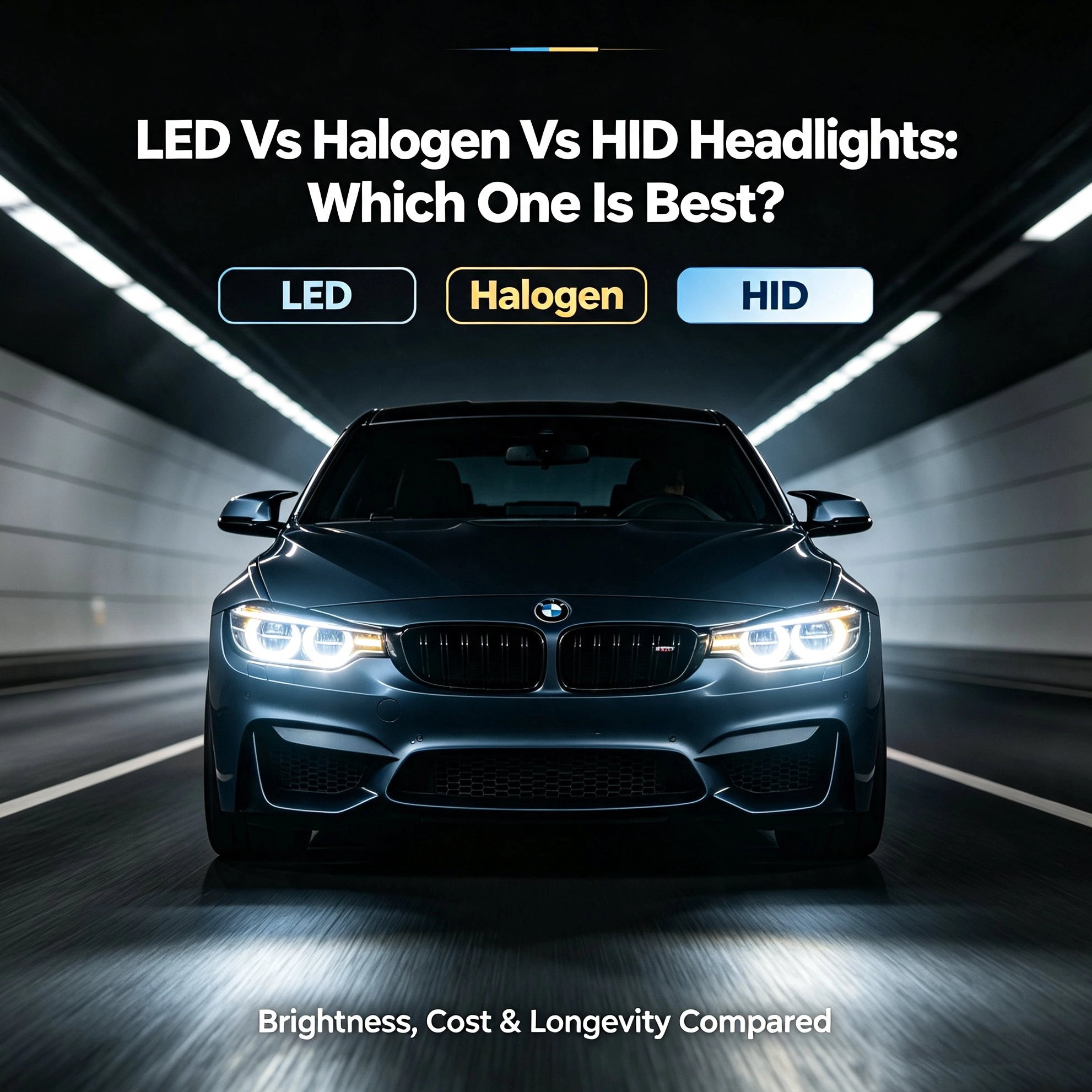 LED Vs Halogen Vs HID Headlights: Which One Is Best?