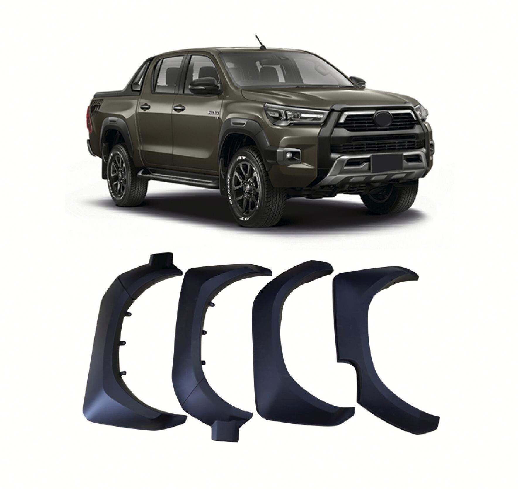 Wheel Arch Fender Flares Mud Guard Flaps for Toyota HILUX VIGO2004-2015