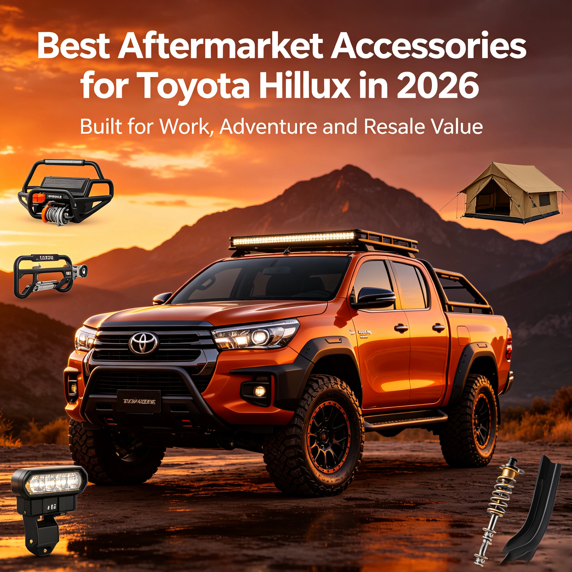 Best Aftermarket Accessories for Toyota Hilux in 2026