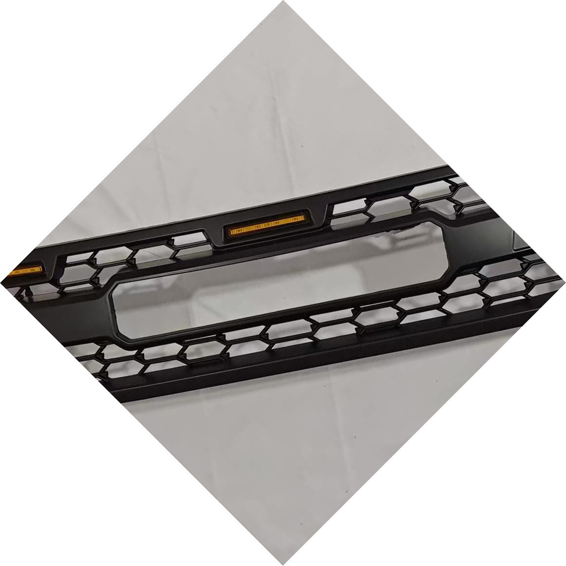 Front Grille Black ABS Car Bumper Grille Fit for Toyota Hilux Vigo 2016-2020