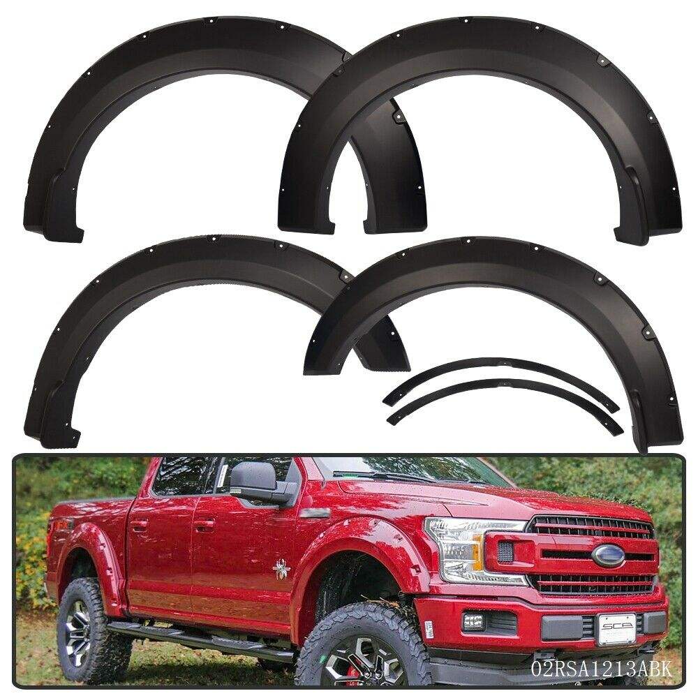 ApexRide 2015 2016 2017 4x4 Auto Tuning Accessories ABS Fender Flares Wheel Cover for ford F150 Fender Flares