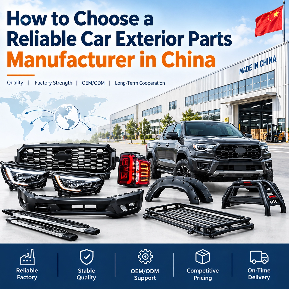 How to Choose a Reliable Car Exterior Parts Manufacturer in China
