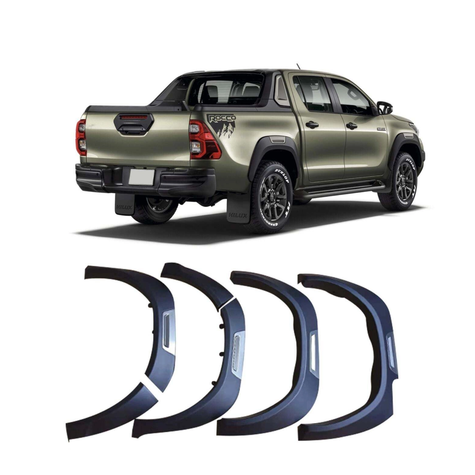 Wheel Arch Fender Flares for Toyota HILUX REVO 2016-2021