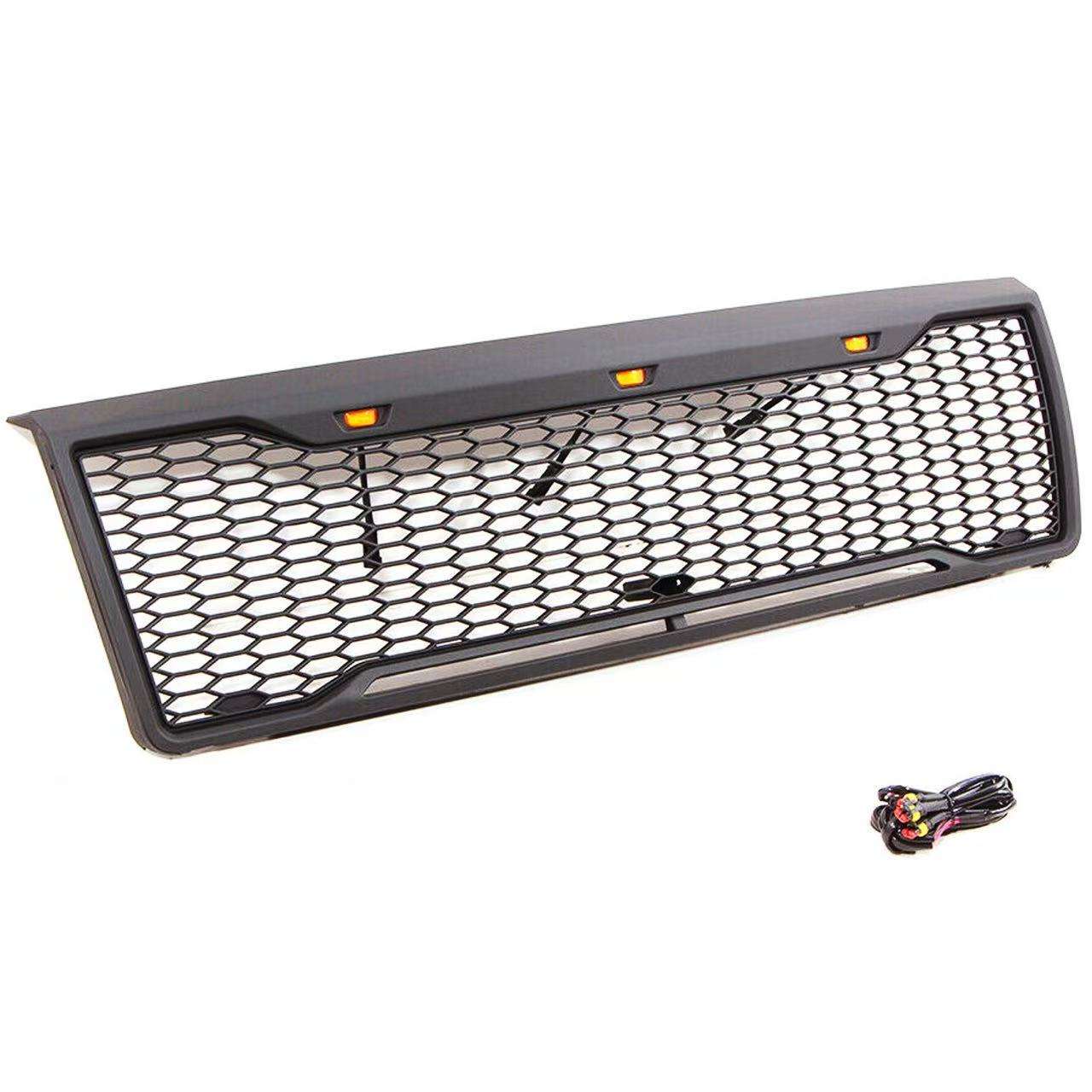 Car Mesh Bumper Grille Front Grill for Ford F150 1992-1996