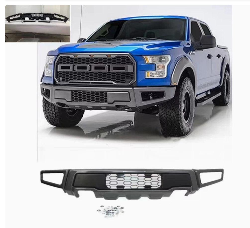 2015-2017 for F150 Front Bumper Grille and Center Intake New ABS Plastic with 1 Year Warranty