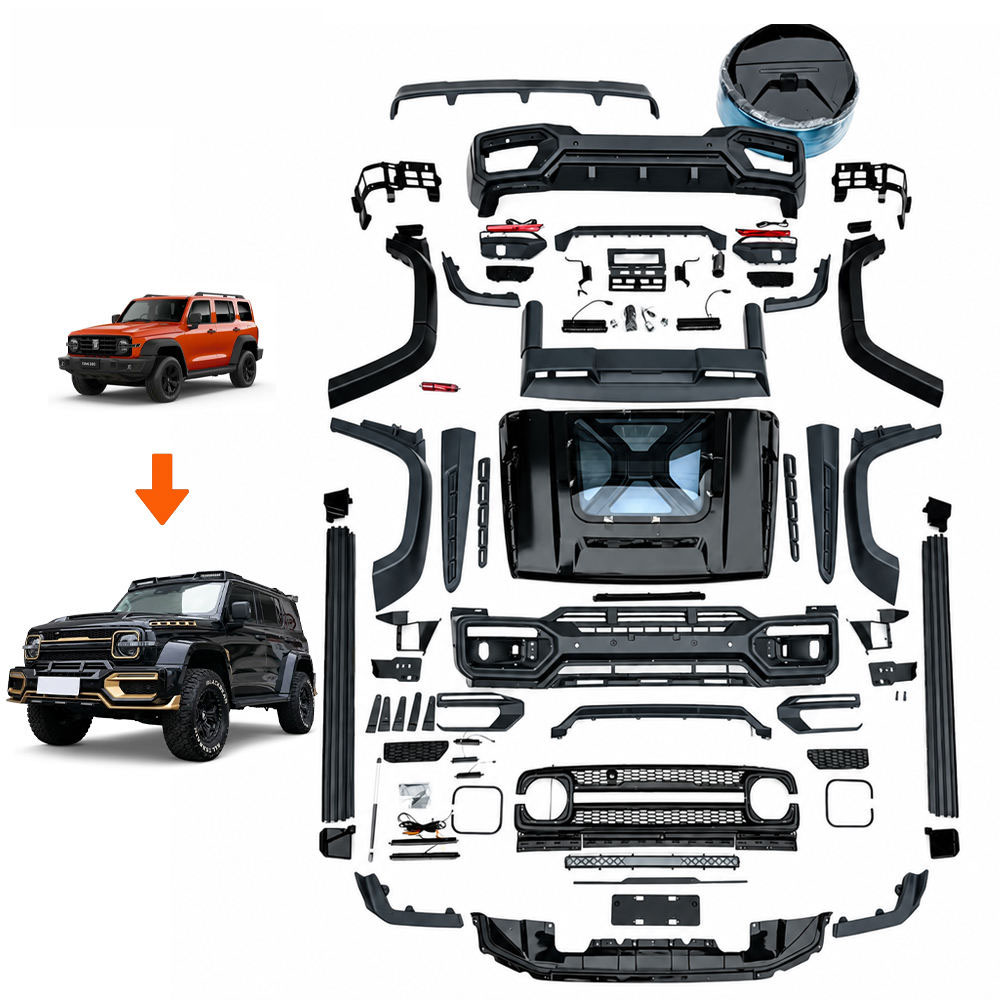 Shark Style ABS Body Kit for Tank 300 Auto Exterior Accessories Front Rear Bumper Modification Kit
