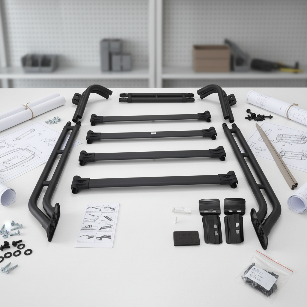 Roof Rack Roof Rail Rack Luggage Rack for 4RUNNER 2014-2024