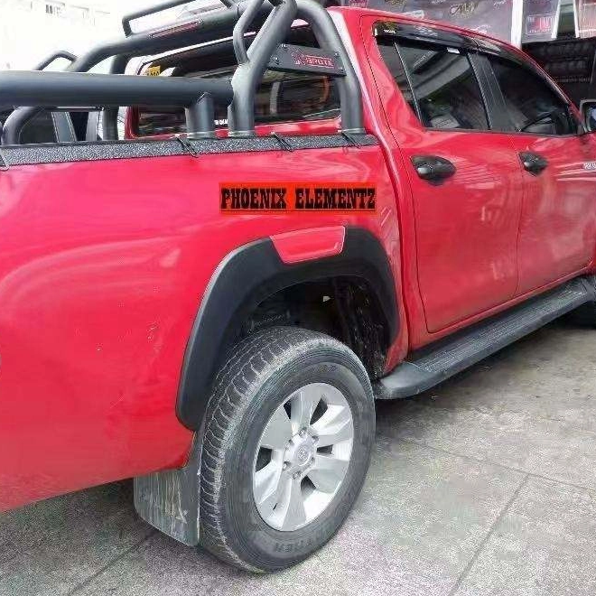 Wheel Arch Fender Flares Exterior Accessories Bumper for Toyota Hilux Revo Rocco2016-2019
