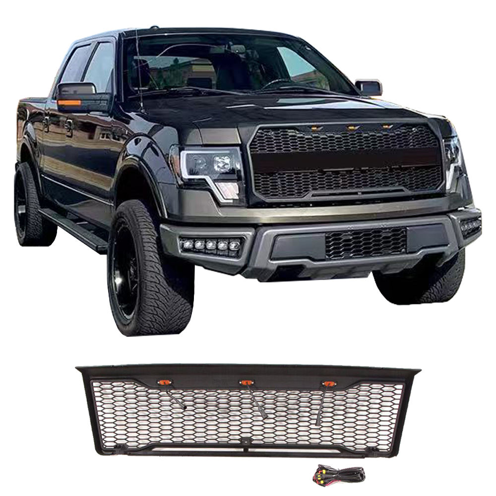Car Mesh Bumper Grille Front Grill for Ford F150 1992-1996