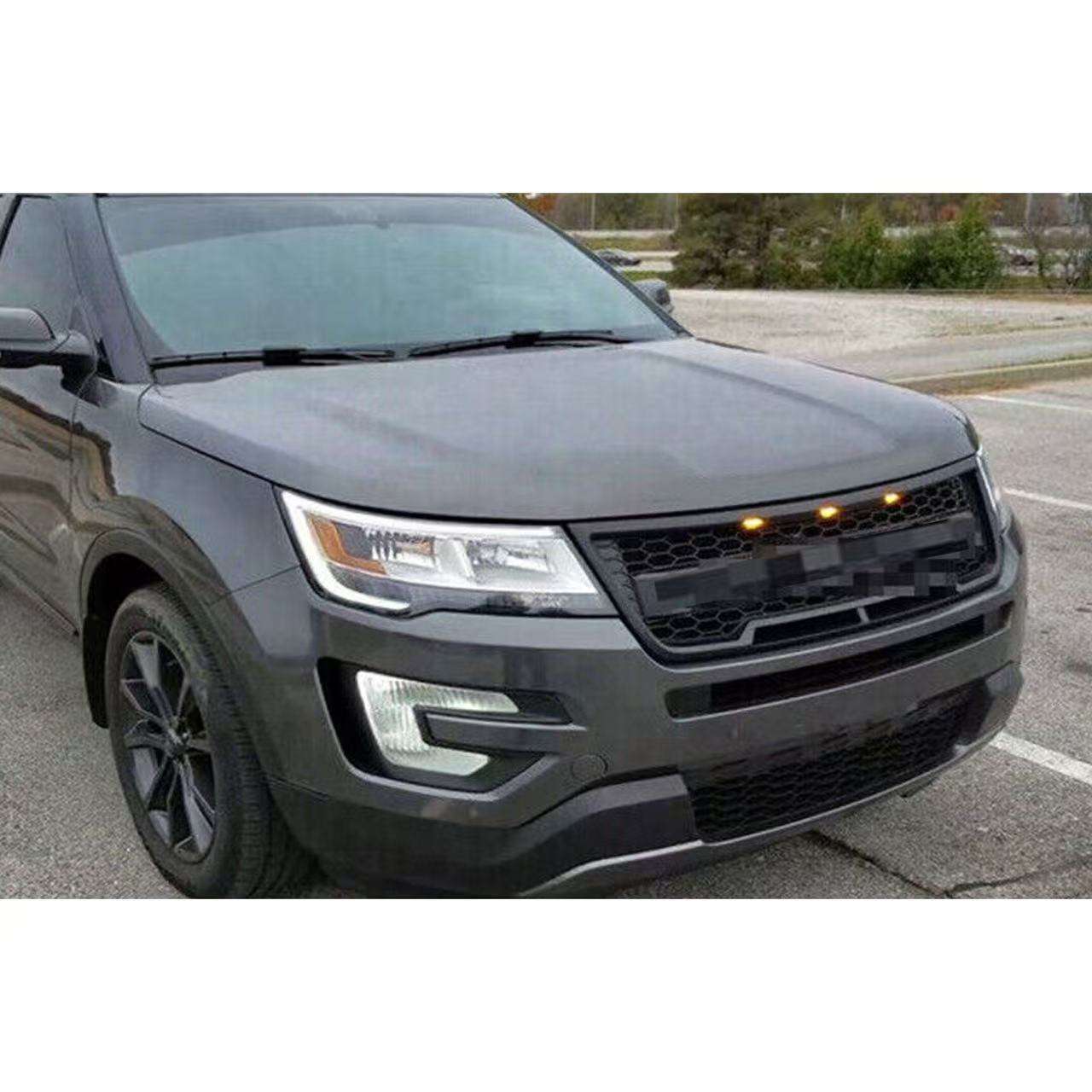 Black Racing Grille for Ford Explorer 2016-2018
