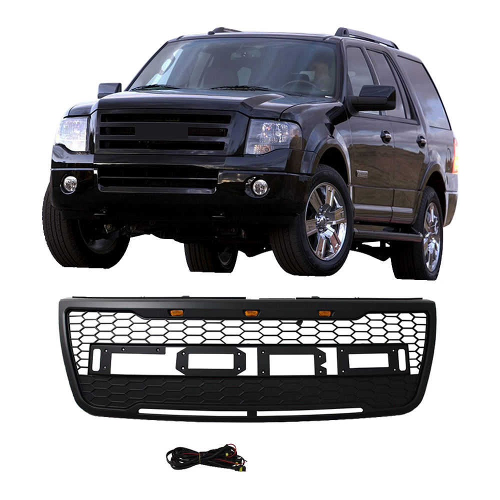 Matte Black Raptor Grille for Ford Explorer 2012-2015
