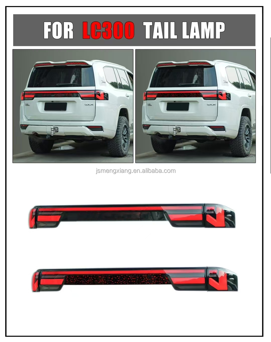 MX Factory New Design Full LED Tail Lamp for 2022 LC300