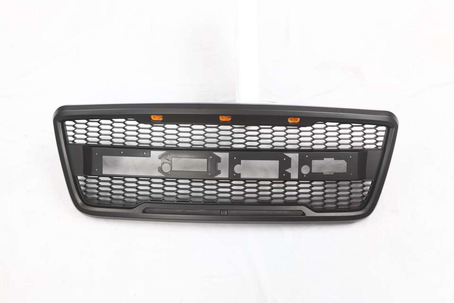 Car Mesh Bumper Grille Upgrade Front Grill Fit for Ford F150 2004-2008
