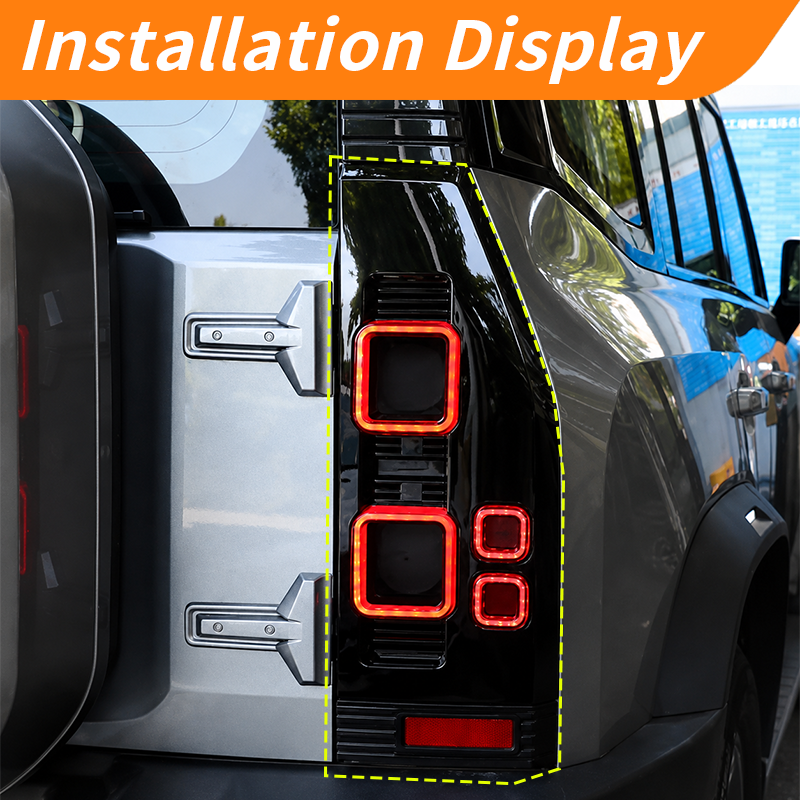 LED Car Taillight Rear Tail Lights Lamp Brake Light Modified Accessories Body Kit for JETOUR T2 2025